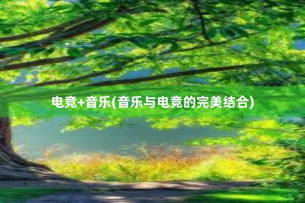 电竞+音乐(音乐与电竞的完美结合)