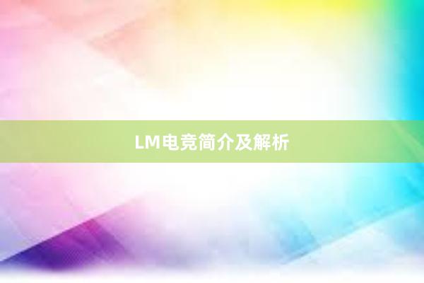 LM电竞简介及解析