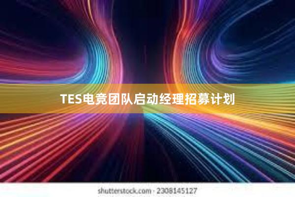 TES电竞团队启动经理招募计划