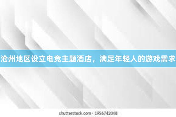 沧州地区设立电竞主题酒店，满足年轻人的游戏需求